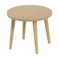 Table basse ronde Upcy Ø 45 cm décor uni Tizu - Image 3
