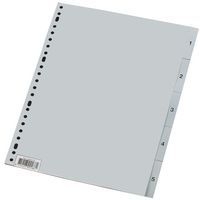 25 Lots d' Intercalaire numérique éco - Nb de divisions 5 - A4 - Image principale