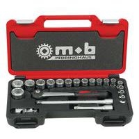 Coffret box 1/2'' 21 pièces, 6 pans, cliquet rond - Ref. : 9435021201 - Image principale