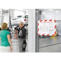 Pochette-cadre d'affichage sécurité - Dos adhésif repositionnable A4 - Image 4