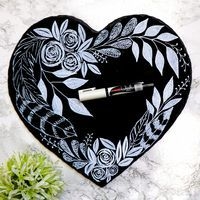 Set 4 marqueurs craie blanc - Uni - Image 2