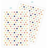 Gommettes étoiles métallisées & pastel x3240 unités - Image principale