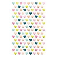 Gommettes cœur métallisées & pastel x2720 unités - Image 4