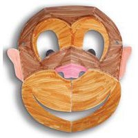 Lot de 30 masques à plier animaux sauvages - Image 4