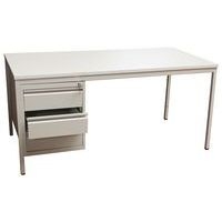 Bureau base Line 1 caison 3 tiroirs 160x80 cm - Image 4