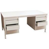 Bureau base Line 2 caisons 6 tiroirs 160x80 cm - Image 2