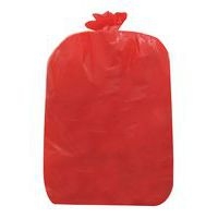 200 Sacs poubelle PEHD 168 L Rouge - Image principale