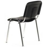 Chaise Classic structure chrome vinyle noir - Image 4