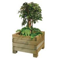 Jardinière bois naturel - Image 3