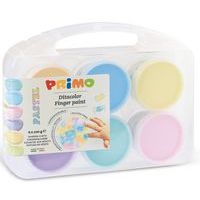 Set 6 pots 100g gouache aux doigts pastel - Image principale