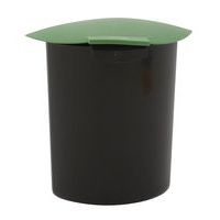 Compartiment 6L avec couvercle pour corbeille en plastique 30L - Image principale