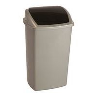 Poubelle en plastique avec couvercle basculant - 15 à 50 L - Vepabins - Image 2