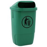 Poubelle d'extérieur plastique - 50 L - Image principale