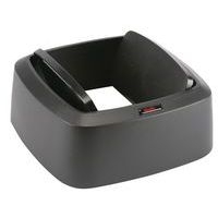 Couvercle à clapet carré pour poubelle Iris Noir Noir - Image 2