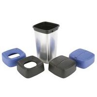 Poubelle Iris carré - 60L Gris - Image 3