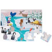 Puzzle tactile la vie sur la banquise - Image principale
