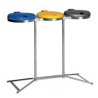 Support pour 2 à 3 sac-poubelle - 120L - Var - Image principale