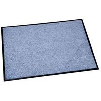 Tapis d'entrée absorbant zone trafic léger 150x90 cm Gris - Image principale