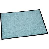 Tapis d'entrée absorbant zone trafic léger 150x90 cm Bleu clair - Image principale