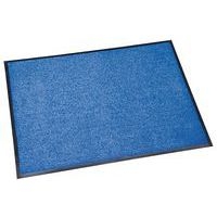 Tapis d'entrée absorbant zone trafic léger 150x90 cm Bleu - Image principale