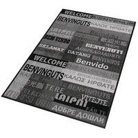 Tapis d'entrée décoratif NewWelcome Gris 600x900x6mm - Image principale