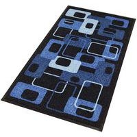 Tapis d'entrée décoratif Modern70'S Bleu 1200x1800x6mm - Image principale