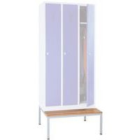 Socle-banc vestiaire 1 à 4 colonnes - Manutan Expert - Image 6