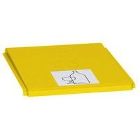 Couvercle plastique jaune pour station de tri 40L - Image principale