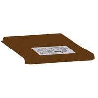 Couvercle plastique marron pour station de tri 40L - Image principale