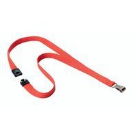 10 cordons textile avec mousqueton Orange - Image principale