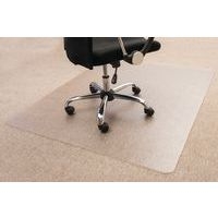 Tapis PVC protège sol tendre 120 x 90 transparent - Image 2