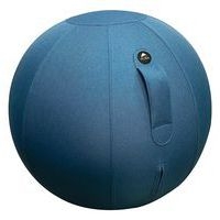 Ballon d'assise ergonomique Move Hop tissu polyester Bleu canard - Image principale