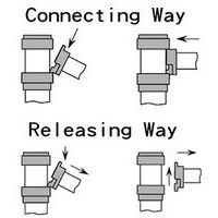 Poteau noir à sangle - 2 m - Aluminium - Manutan Expert - Image 10