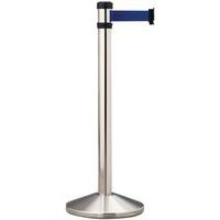 Poteau noir à sangle - 2 m - Aluminium - Manutan Expert - Image principale