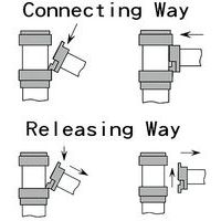 Poteau aluminium à sangle 2 m à fixer au sol - Manutan Expert - Image 8