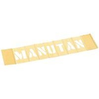 Pochoir en laiton - Jeu de 92 caractères alphanumériques - Image 2