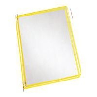 Lot de 10 Pochettes à pivot Tarifold - Housse unique - A4 - Jaune - Image principale