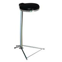 Support sac-poubelle - 120 L avec couvercle Noir - Image principale