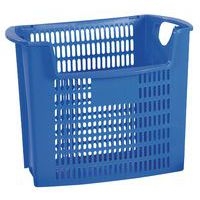 Corbeille de ramassage Design - Ajourée - 32,5 L Bleu - Image principale
