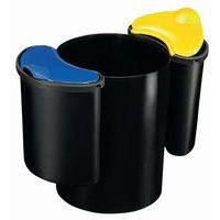 Poubelle de tri pour bureau - 16 L Plastique Noir - Image principale