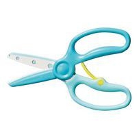 Ciseaux entraînement bouts ronds 13 cm ambidextre bleu - Image 2