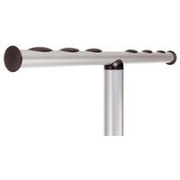 Portemanteau Wavy + 6 cintres Noir Gris métal - Image 3