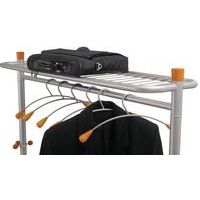 Vestiaire mobile Lux + 6 cintres Bois Chrome - Image 5