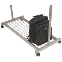 Vestiaire mobile Lux + 6 cintres Bois Chrome - Image 6