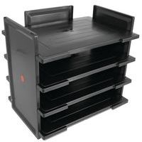 Corbeille à courrier TWIN FLEX  Noir - Image principale