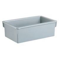 Bac de transport gris argent L HT:410 mm l HT:250 mm - Image principale