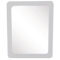 Miroir pour sanitaire incassable avec cadre PVC - Manutan Expert - Image principale