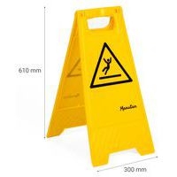 Chevalet de signalisation "sol mouillé" - Manutan - Image 2