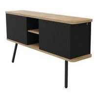 Caisson suspendu Alto Duo noir 2 pieds 2 tiroirs Buronomic - Image 4