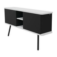 Caisson suspendu Alto Duo noir 2 pieds 2 tiroirs Buronomic - Image 2